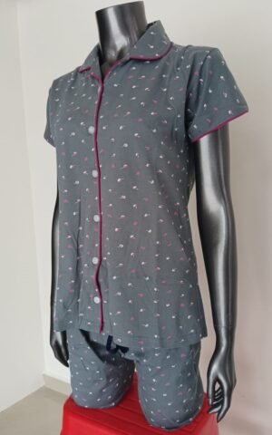 Women’s Beauty Flower Printed Night Suit Boxer