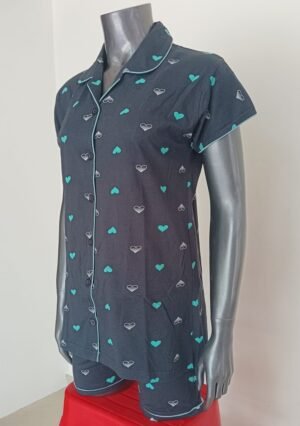 Women’s Beauty Love Printed Night Suit Boxer