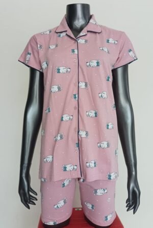 Women’s Beauty Printed Night Suit Boxer