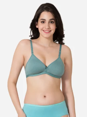 Plunge Neck Padded Bra