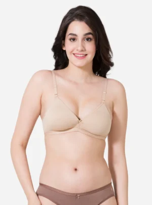 Plunge Neck Padded Bra