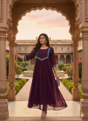 Georgette Anarkali Kurta